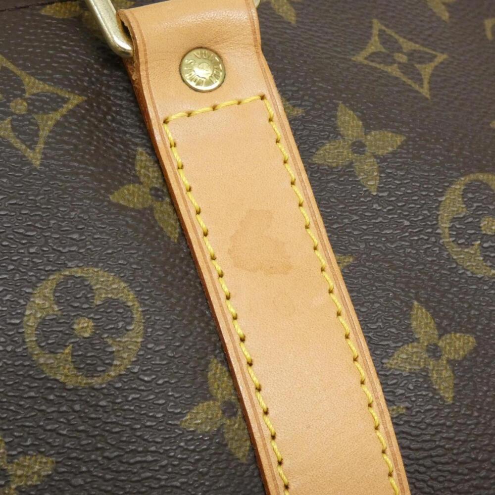 LOUIS VUITTON Authentic Brown Monogram Keepall 60 Boston Bag - Picture 4 of 10